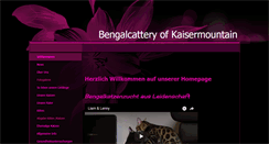 Desktop Screenshot of bengalcattery-of-kaisermountain.com
