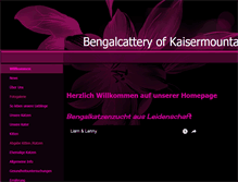 Tablet Screenshot of bengalcattery-of-kaisermountain.com